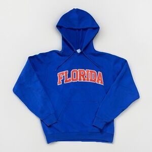 Florida Gators Champion Blue Hoodie Pullover Athleticwear Sweatshirt Mens Size S